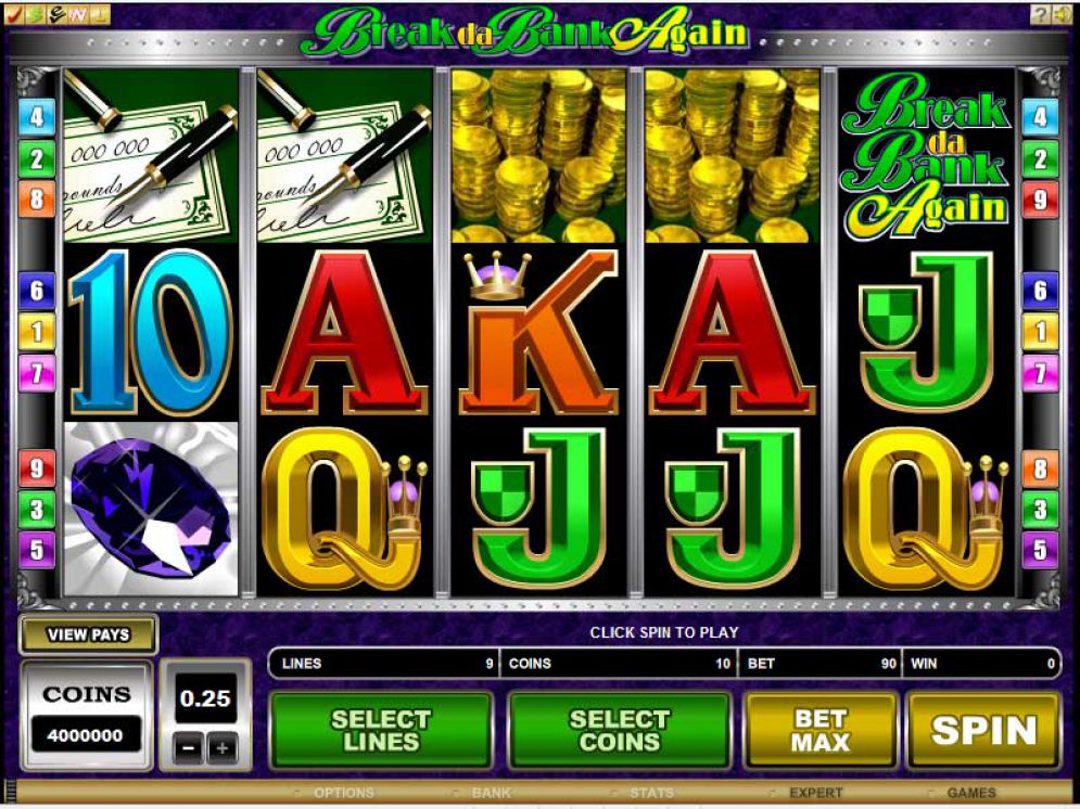 «Break da Bank» — играть в игровые автоматы онлайн в клубе Влукан
